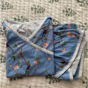 Garnet Hill Asian Wrap Shorty Pajamas